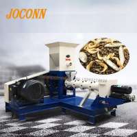 2020 new  shrimp fish feed machine screw type fish feed making machine 100kg/h floating fish feed machine with factory price